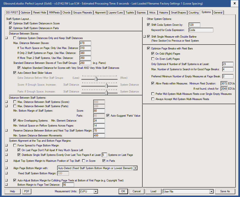 Perfect Layout: Settings Systems