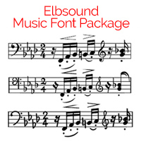 Elbsound Music Fonts Package for Finale and Sibelius