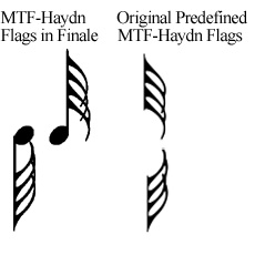 MTF-Haydn font flags in Finale
